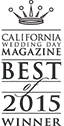 California Wedding Day Magazine - Best of 2015 Winner