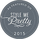 As seen on Style Me Pretty 2015