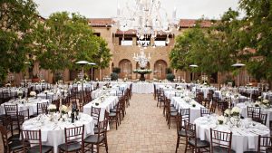 outdoor courtyard for special events